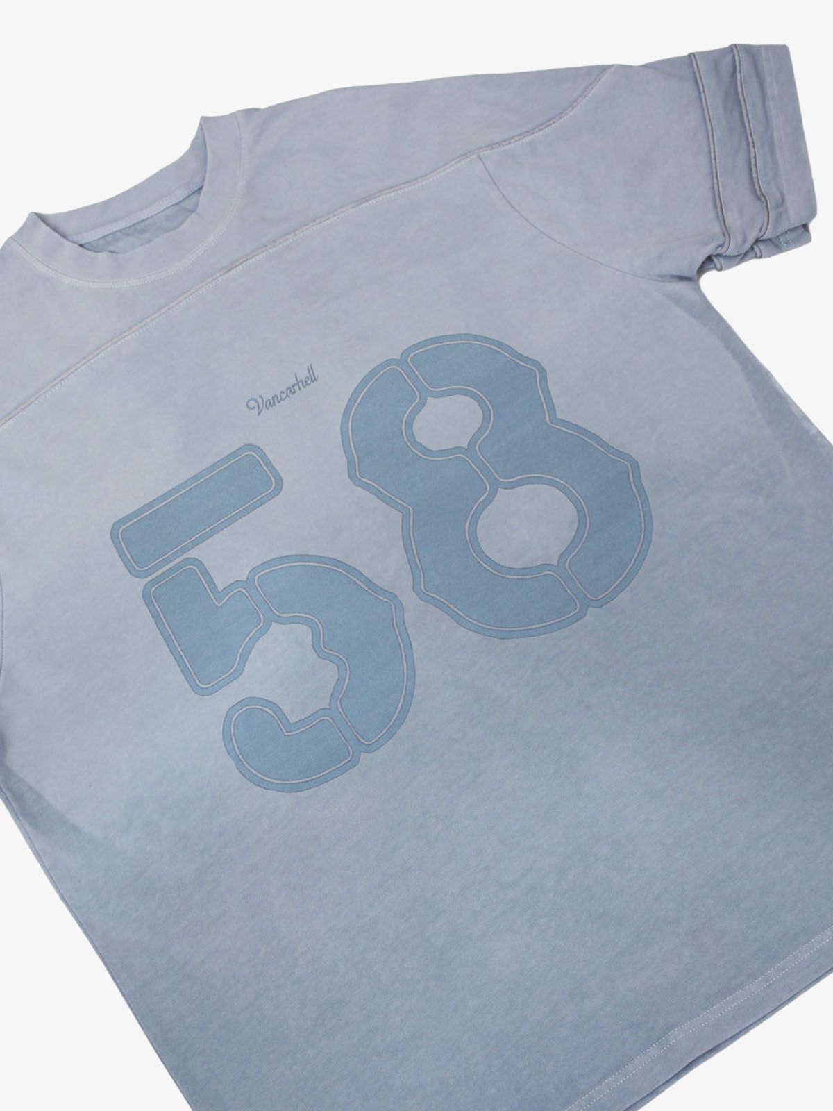 Washed Jersey Welt Stitching T-shirt 