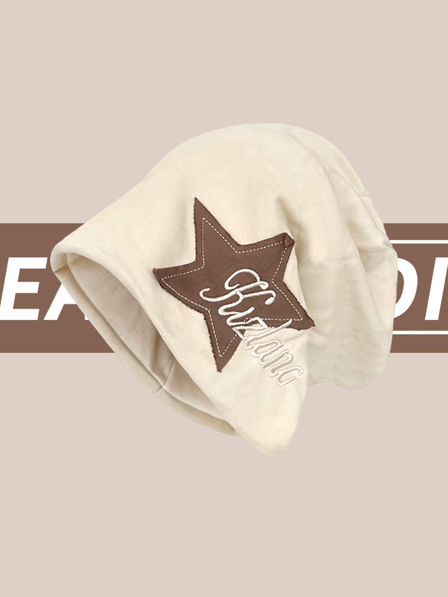Thesupermade Star Embroidered Wrap Hat - 1703 