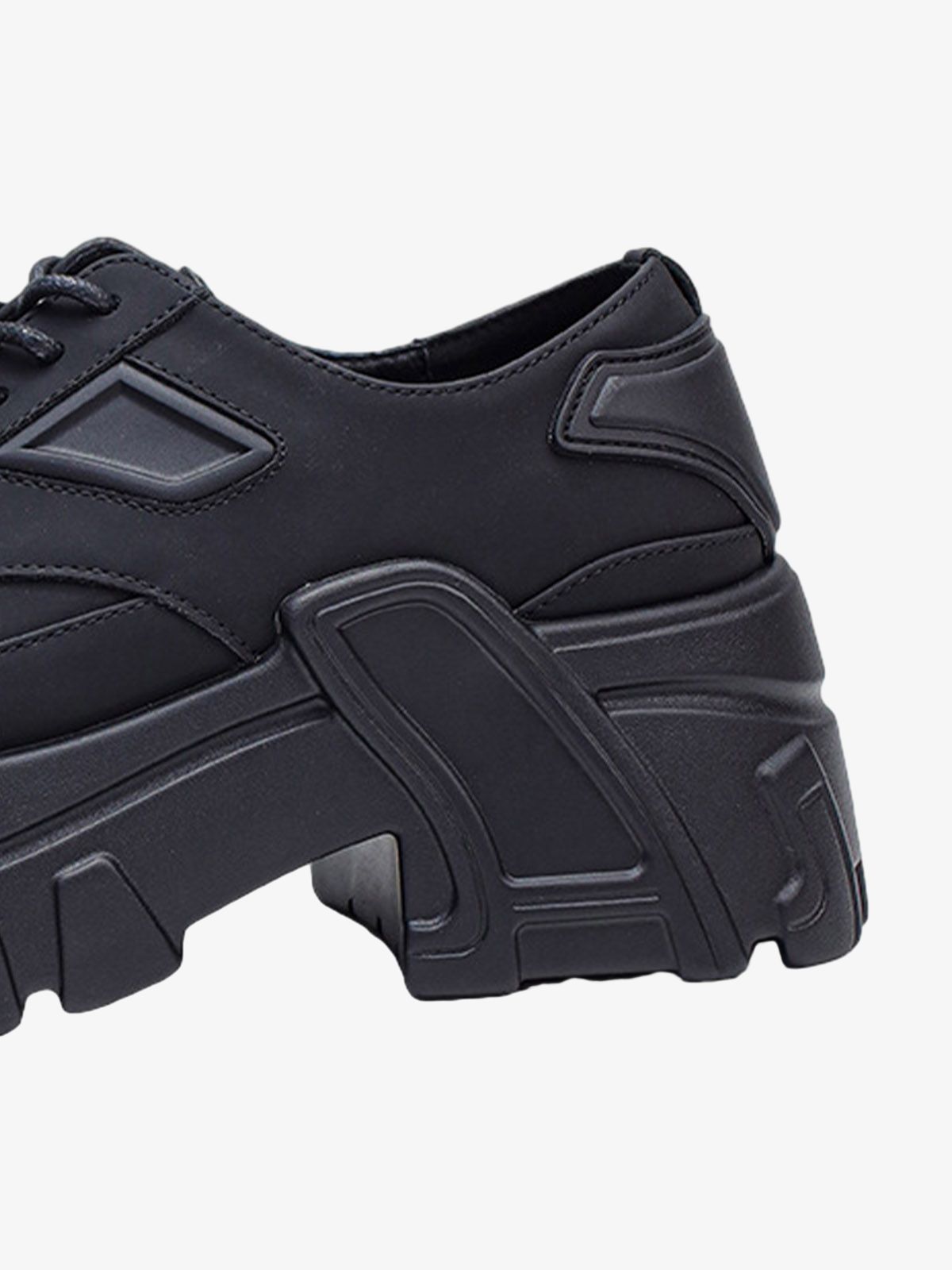 All-Black Platform Shoes 