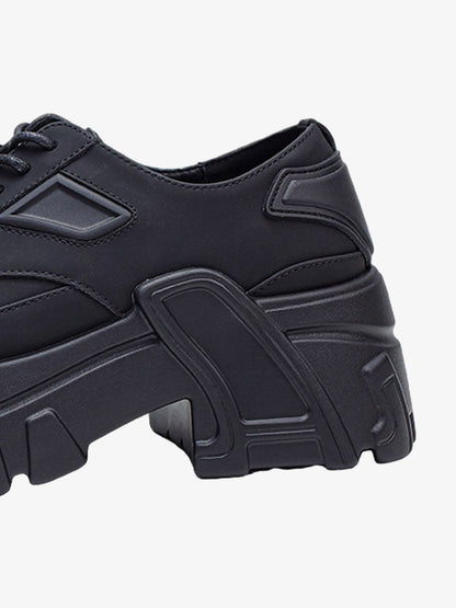 All-Black Platform Shoes 