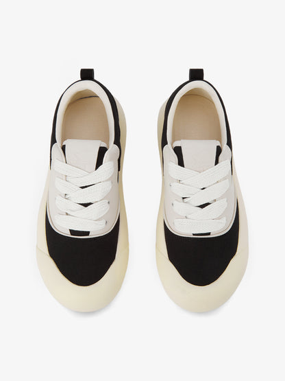 Thesupermade Chunky Round-Toe Color-Block Rap Sneakers 