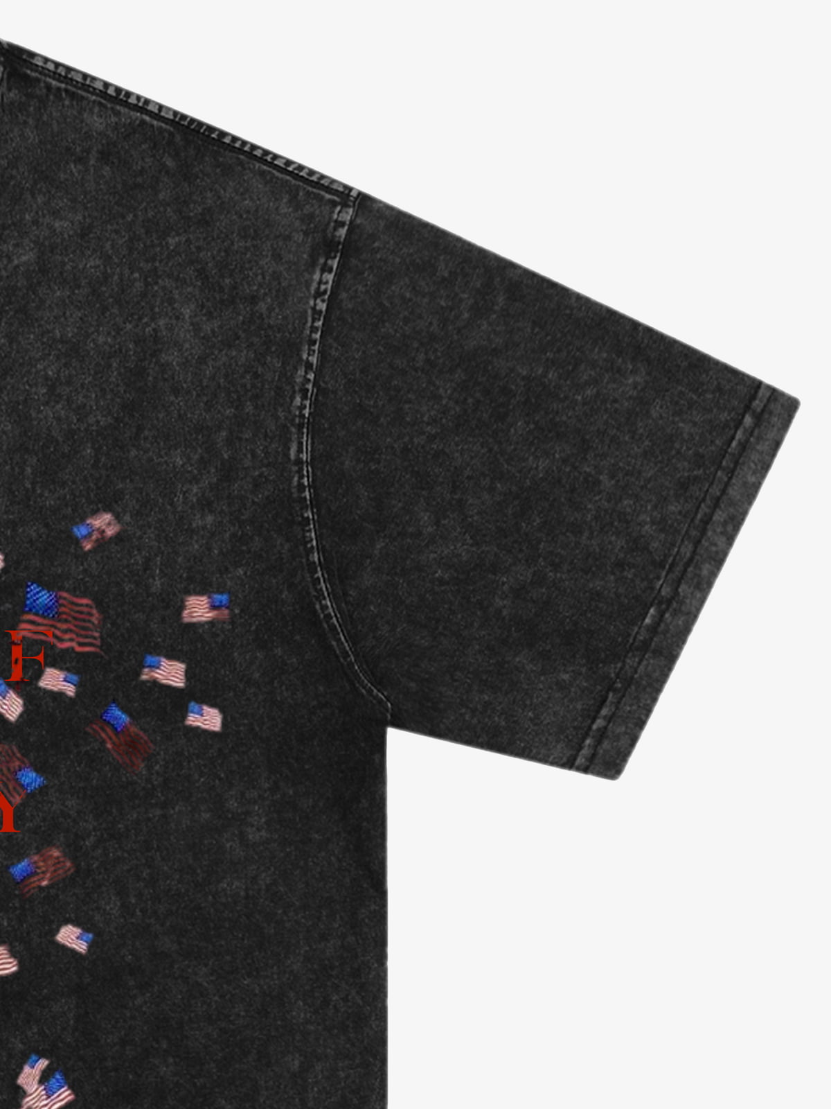 Orginal Street Broken Phantom Butterfly Independence Day T-shirt 