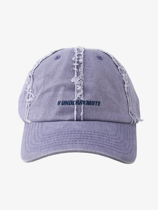 Distressed Denim Baseball Cap 