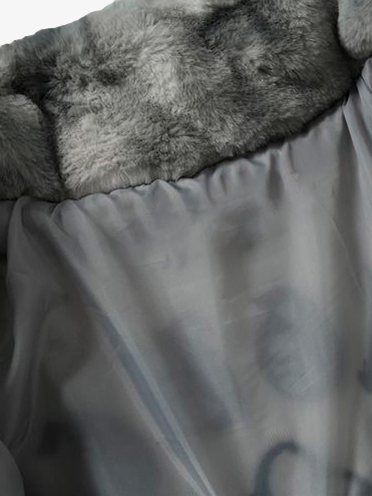 Heavy-Duty Faux Lambswool Tie-Dye Urban Jacket - 1558 