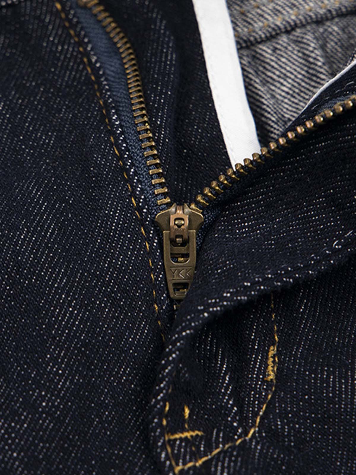 Fun Letter Pocket Barrel Jeans 
