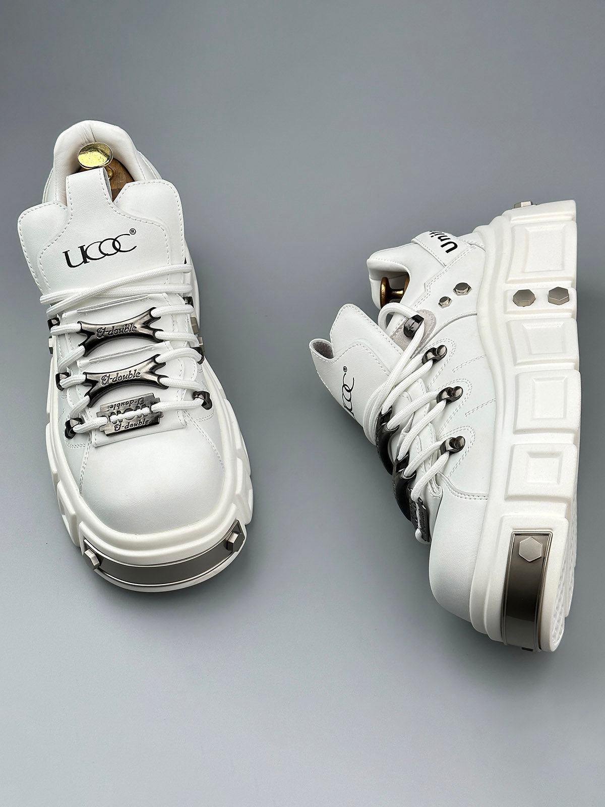 Punk Style Rivet Derby Shoes 