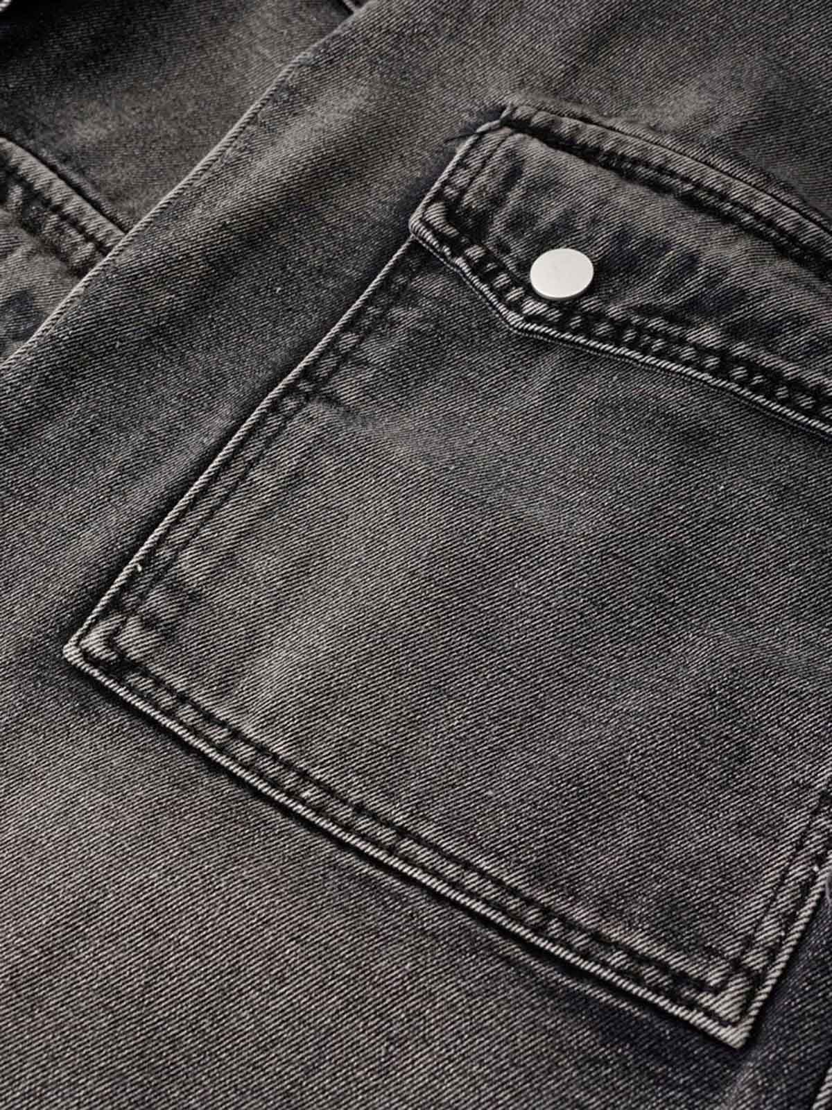 Thesupermade Multi Pocket Cargo Jeans 