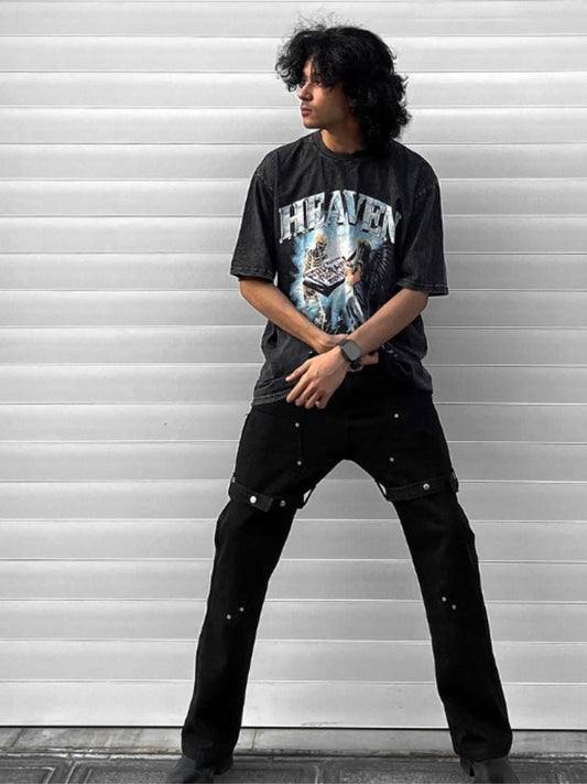 Thesupermade Skull Vintage High Street Casual T-shirt - 1683 