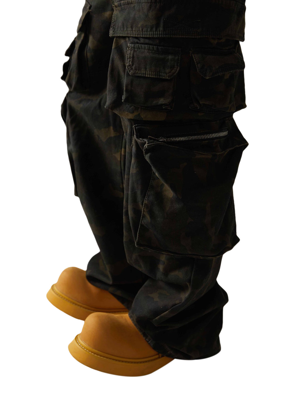 Wasteland Style Camouflage Baggy Cargo Pants - 2384 