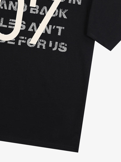 Distressed NO.7 Graphic T-Shirt 