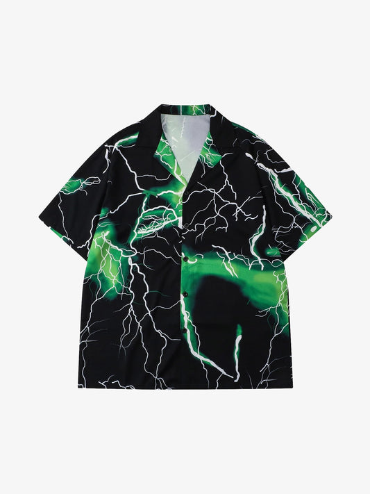 Street Rap Lightning Printed Short Sets 