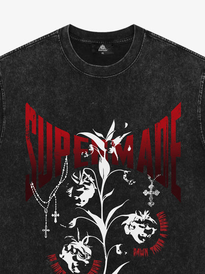 Original Graphic Gothic Angel T-Shirt 