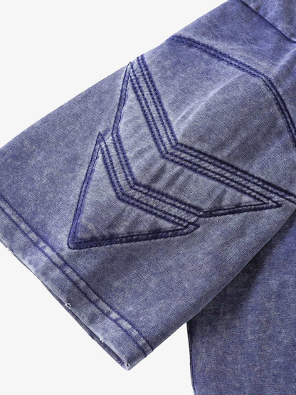 Vintage Washed Crew Neck T-Shirt 