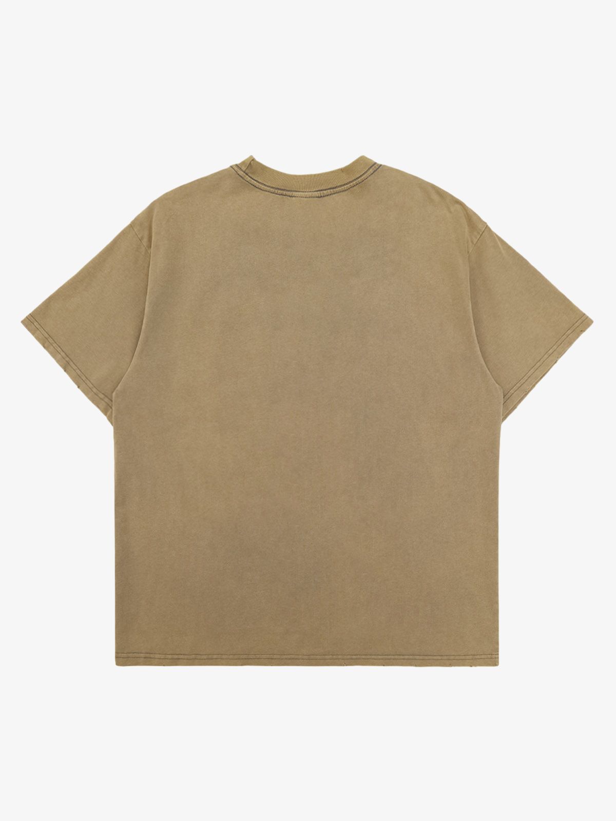 Thesupermade High Street Hip Hop Hole Design T-shirt 