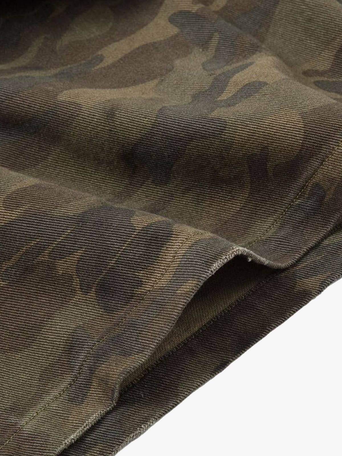 Distressed Ripped Black Denim Shorts 