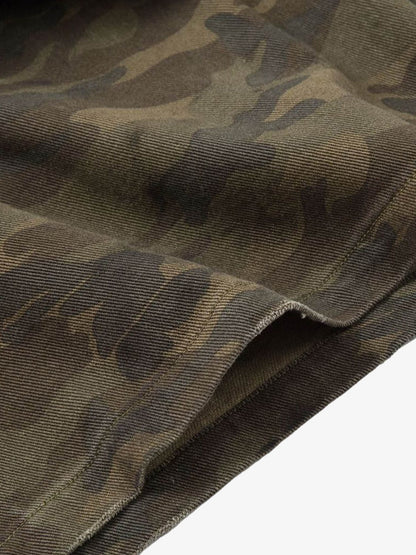 Distressed Ripped Black Denim Shorts 