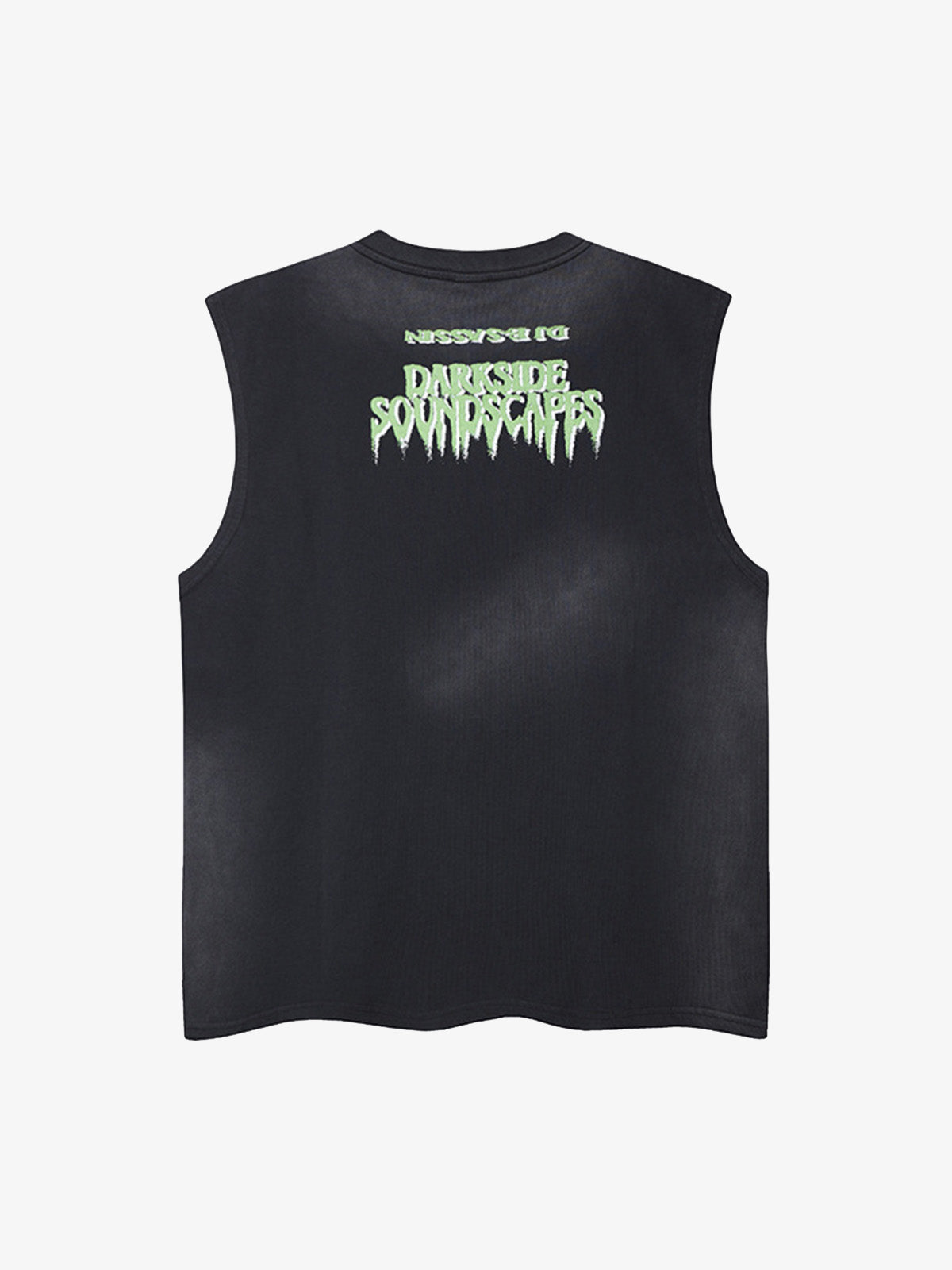 Street Graphic Spray Print Necklace T-Shirt 