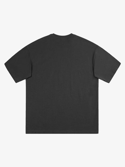Thesupermade Hip-hop High Street Creative Portrait Print T-shirt 
