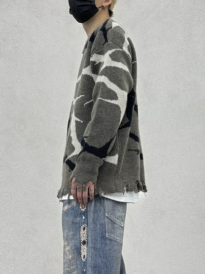 Thesupermade Thorn Destroyed Sweater 
