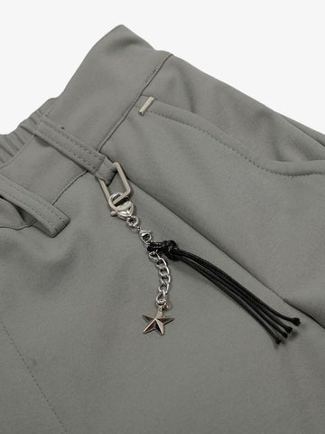 Elastic Waistband Barrel Pants - 2425 