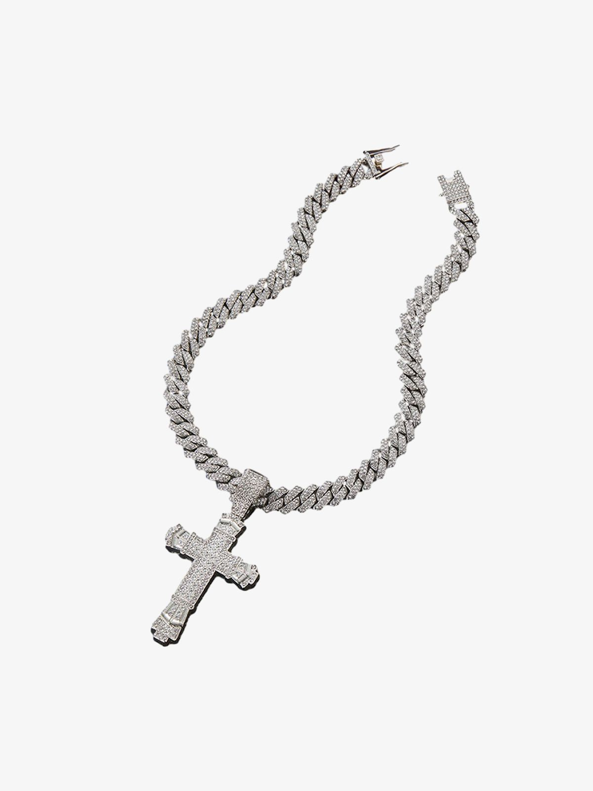 Thesupermade Diamond Cross Necklace - 1970 