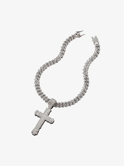 Thesupermade Diamond Cross Necklace - 1970 