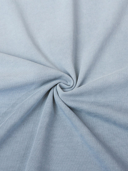 Washed Jersey Welt Stitching T-shirt 