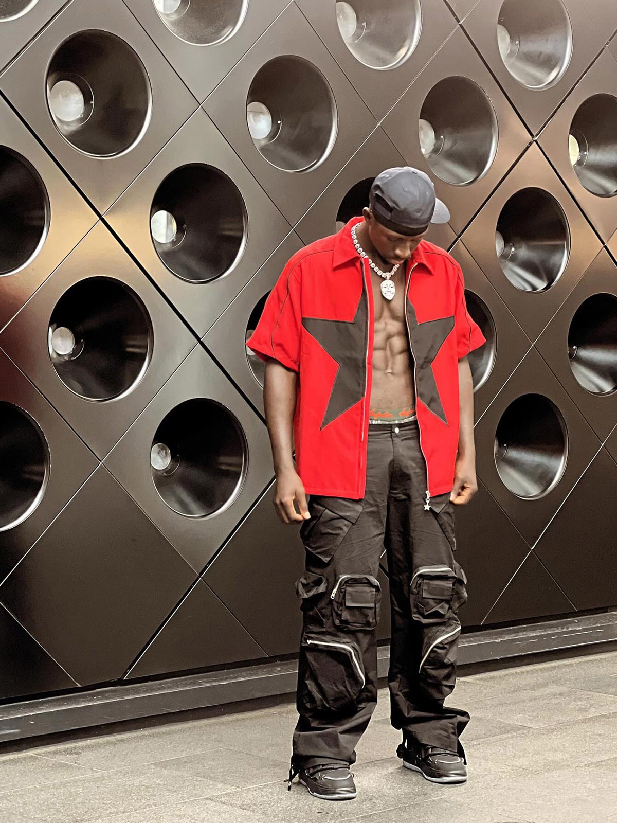 Multi-Pocket Casual Workwear Wide Leg Pants - 1643 