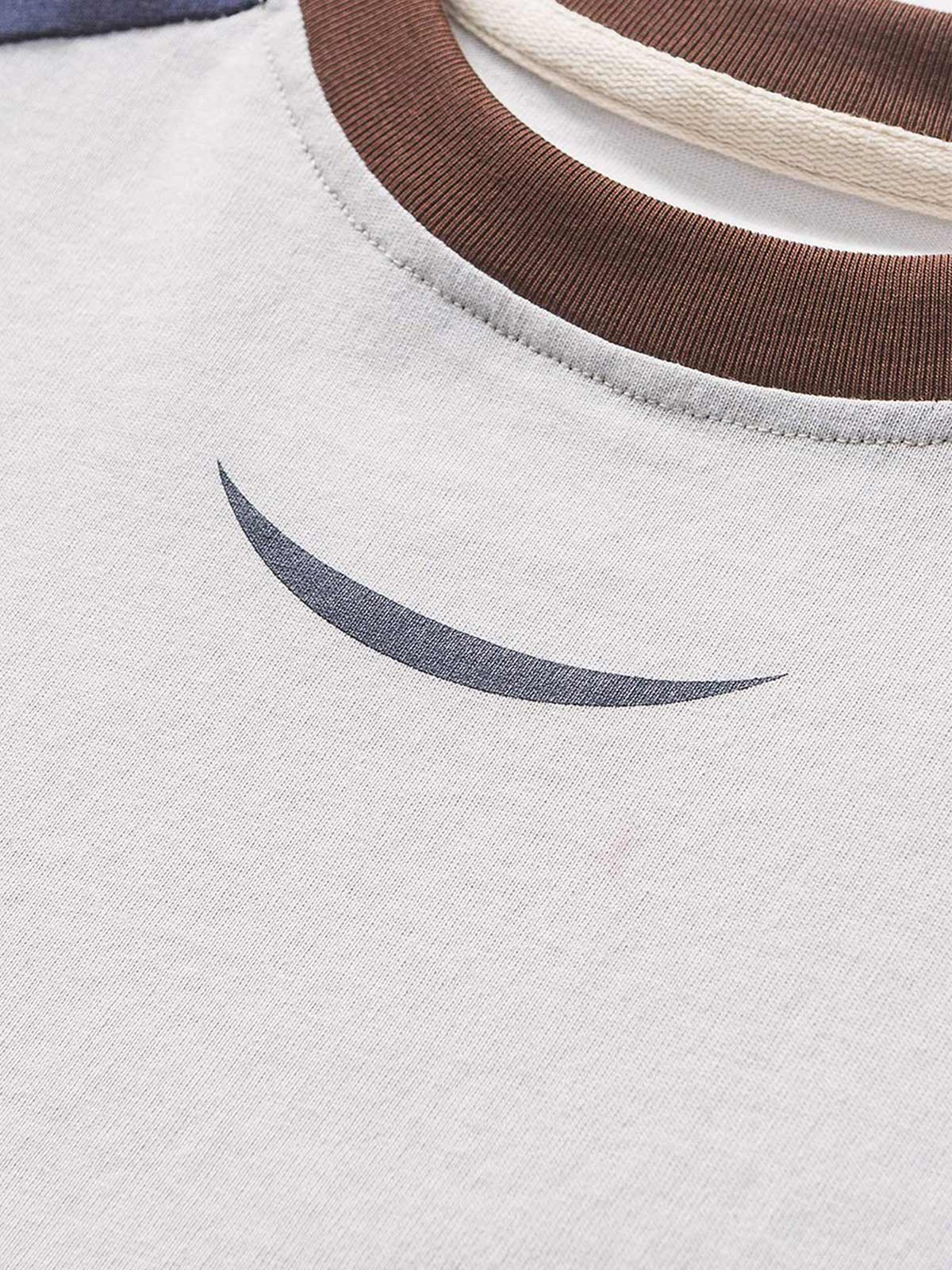 Thesupermade American Retro Patchwork Print T-shirt 