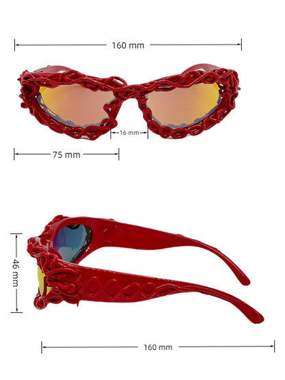 Punk Hip-hop Futuristic Sunglasses 