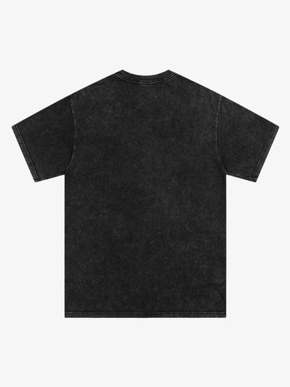 Original Street Protrait Graphic Print T-Shirt 