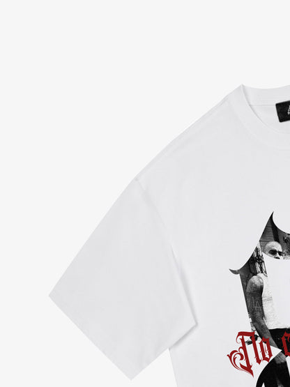 Original Photograph Letter Oversized Graphic T-Shirt 