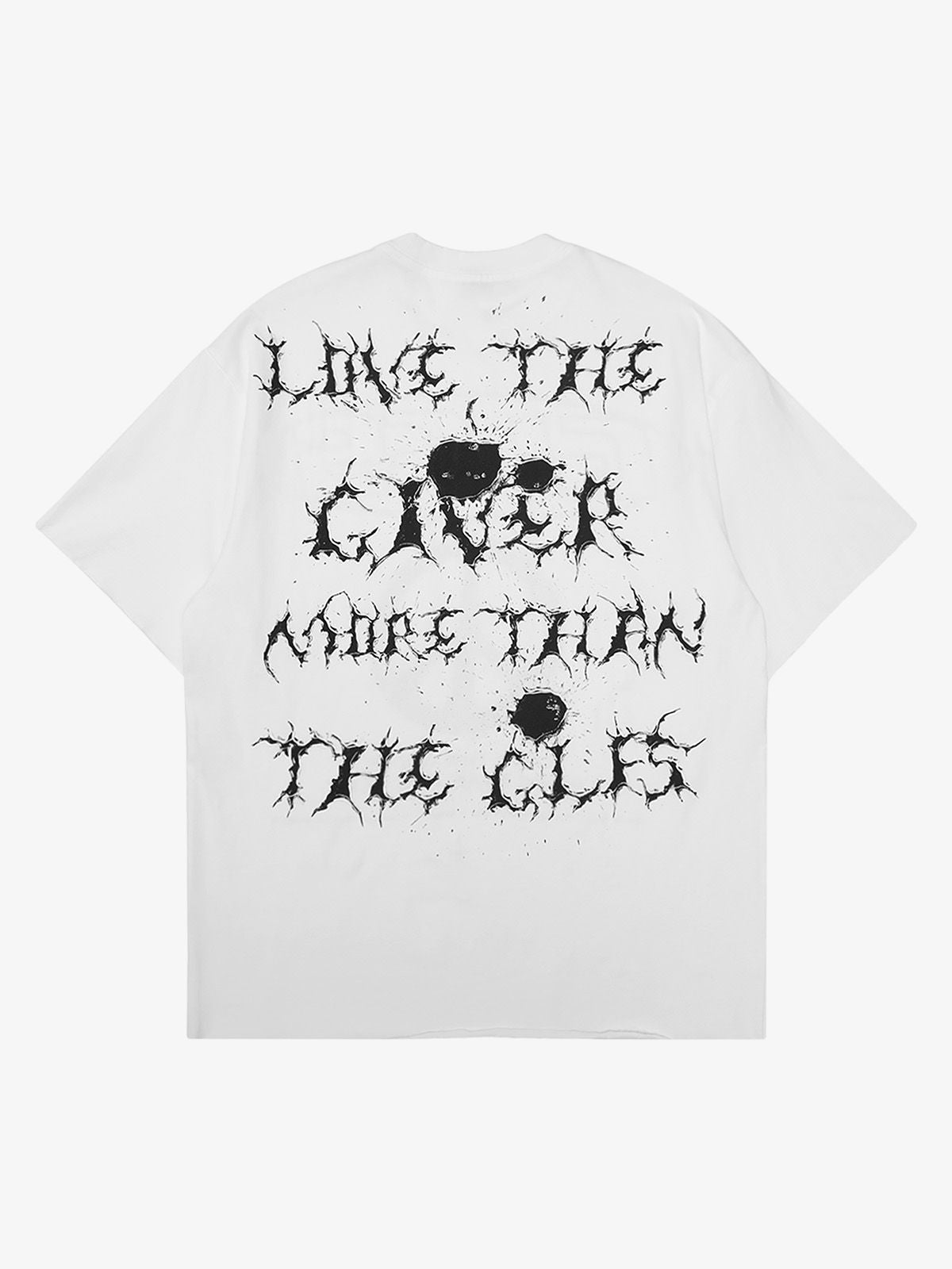 Thesupermade High Street Letter Print Short-sleeved T-shirt 