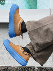 Thesupermade Thick-soled Fleece Fur Snow Boots 