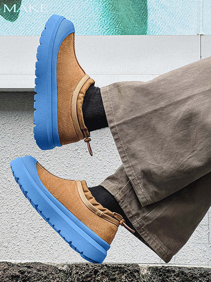 Thesupermade Thick-soled Fleece Fur Snow Boots 