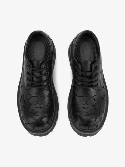 Thesupermade High Street Crackle Leather Shoes - 2182 