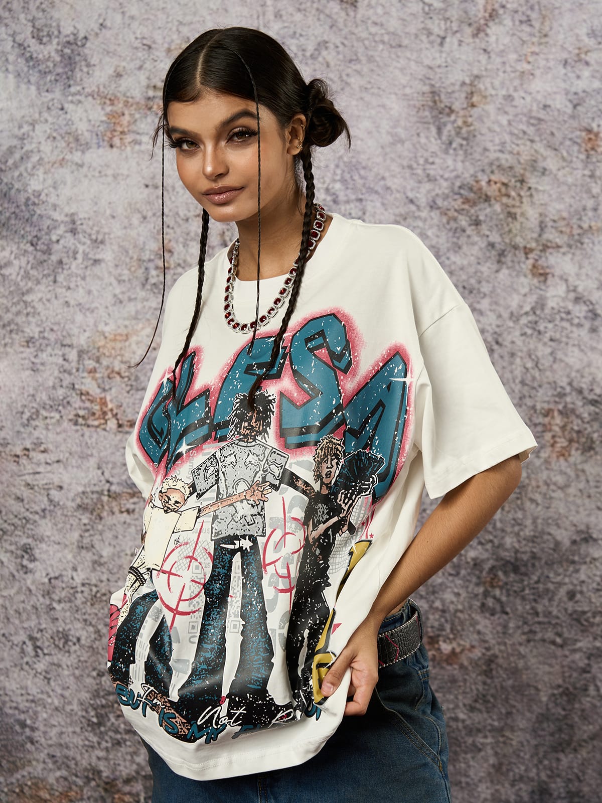 Retro Street GLESA Graphic T-Shirt 