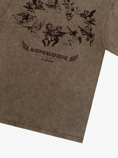 Original Vintage Angel Graphic Print T-Shirt 