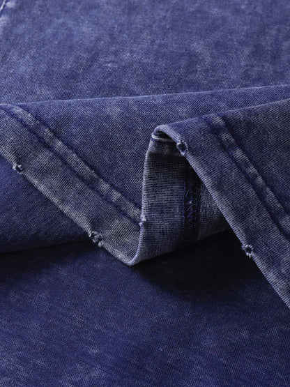 Vintage Washed Crew Neck T-Shirt 