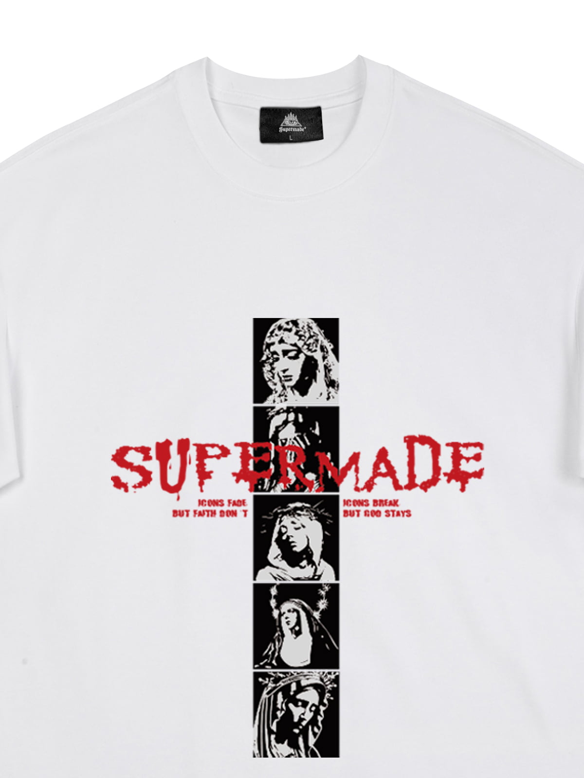 Mary Vintage-Inspired Graphic Design T-Shirt 