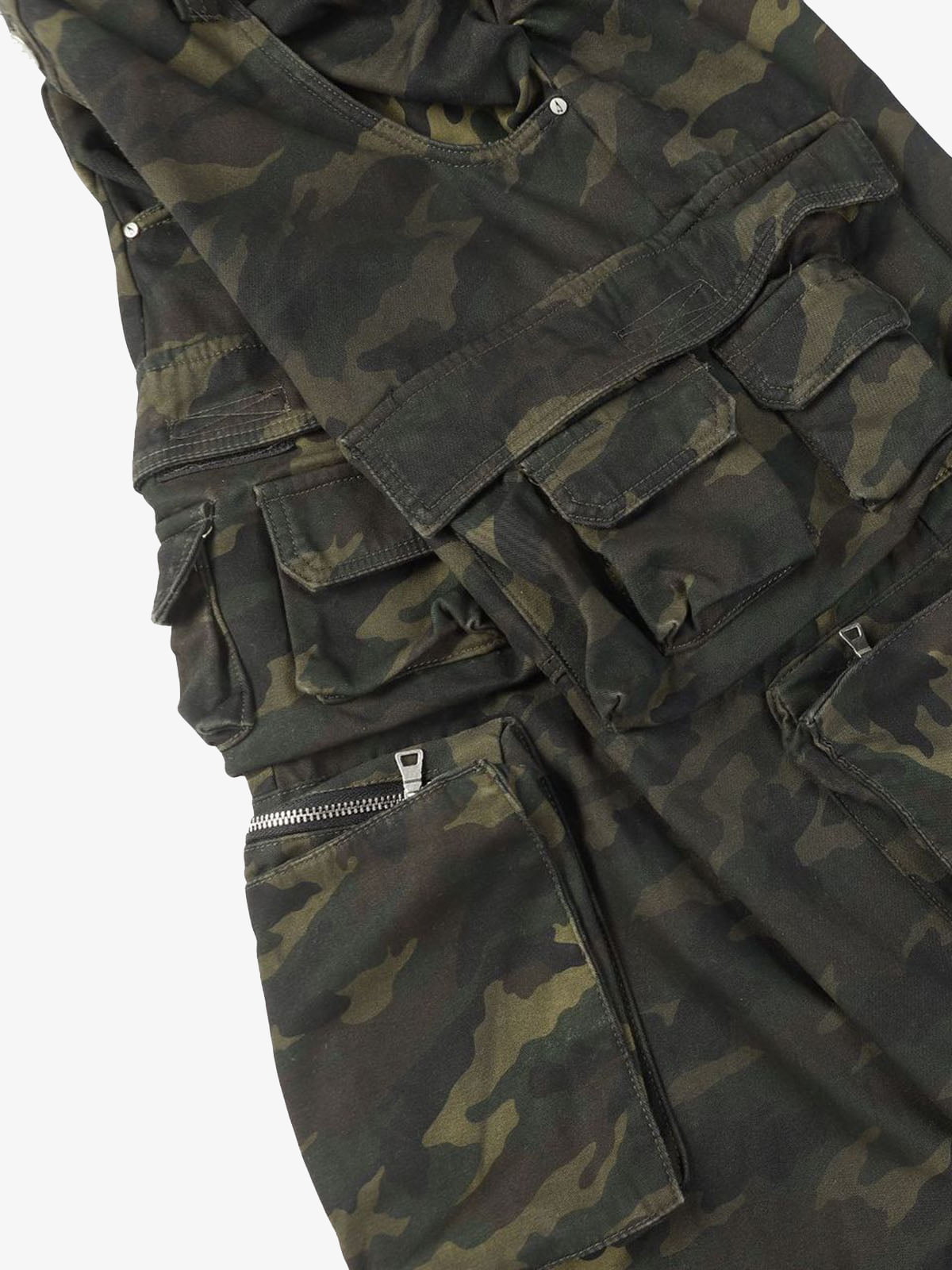 Wasteland Style Camouflage Baggy Cargo Pants - 2384 