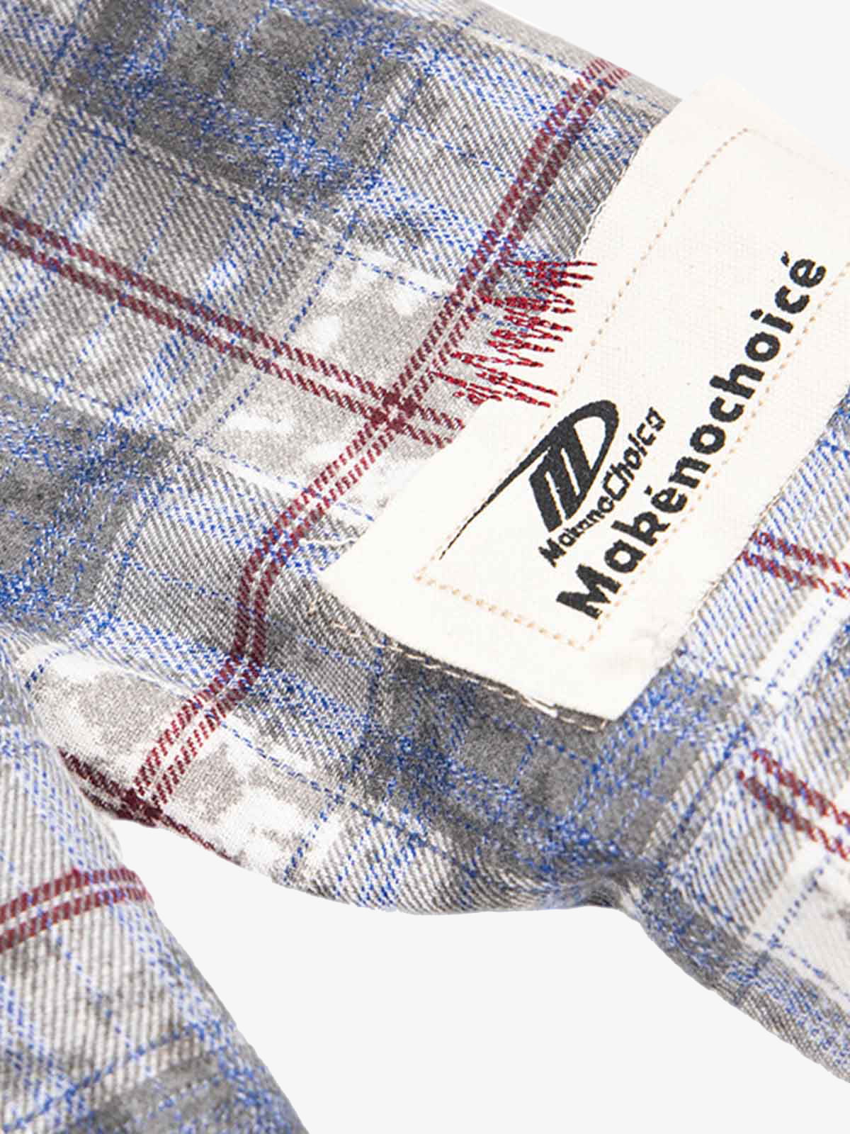 Retro Cleanfit Patch Embroidered Plaid Shirt 
