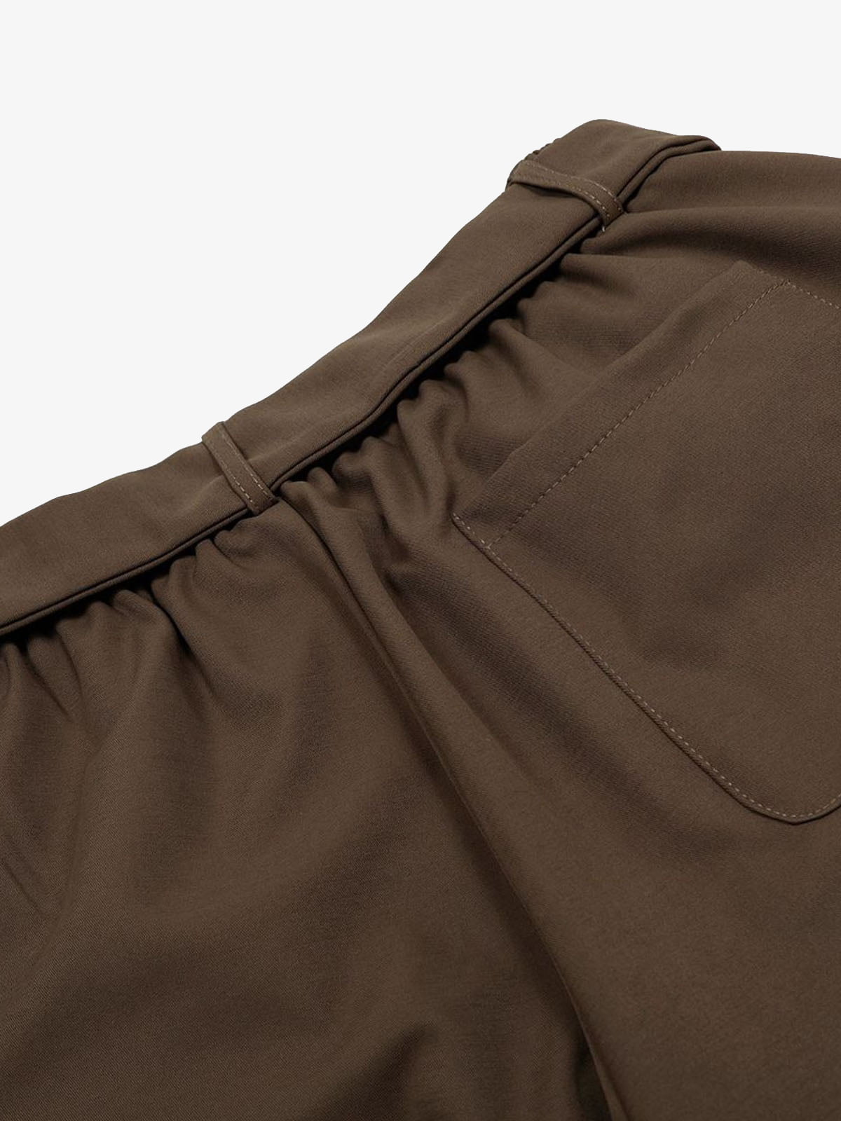 Pleated Belted Machete Track Pants 