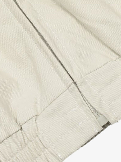 Thesupermade Retro Stand Collar Casual Jacket 