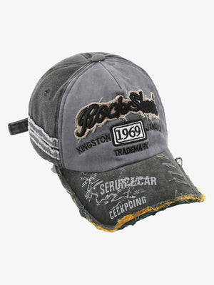 Thesupermade Retro Letter Denim Cap - 2136 