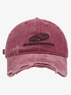 Thesupermade Ripped Denim Baseball Cap - 2028 