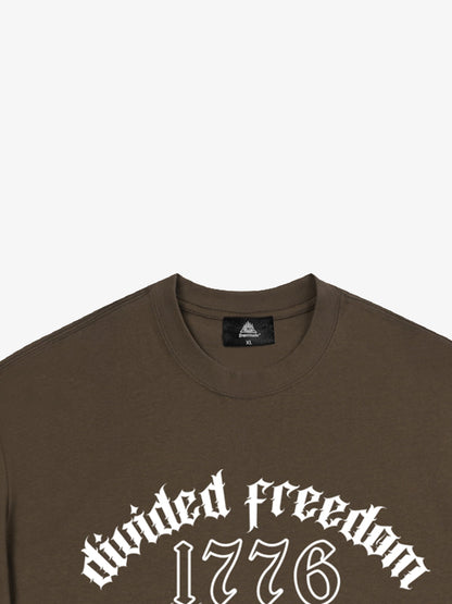 Original 1776 Lettering Print T-shirt 