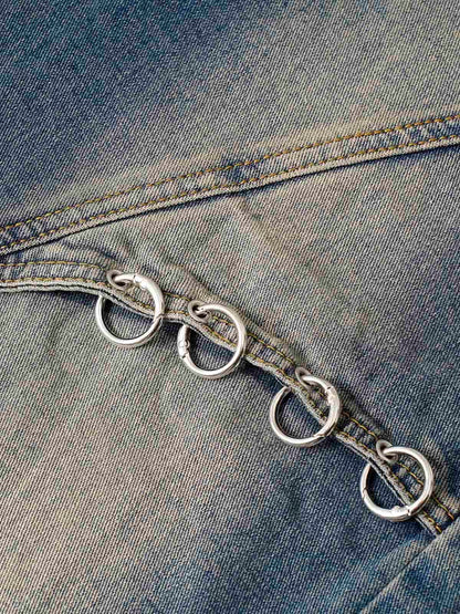 Thesupermade Washed Distressed Baggy Jeans - 2233 