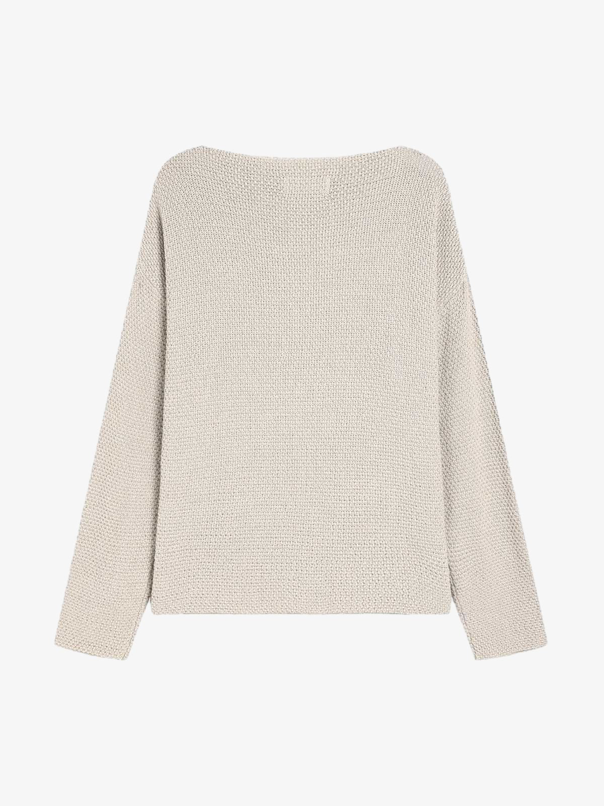 Thesupermade Star Cutout Boatneck Sweater 