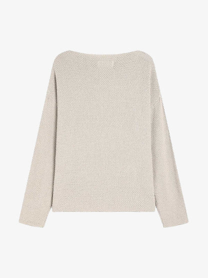 Thesupermade Star Cutout Boatneck Sweater 